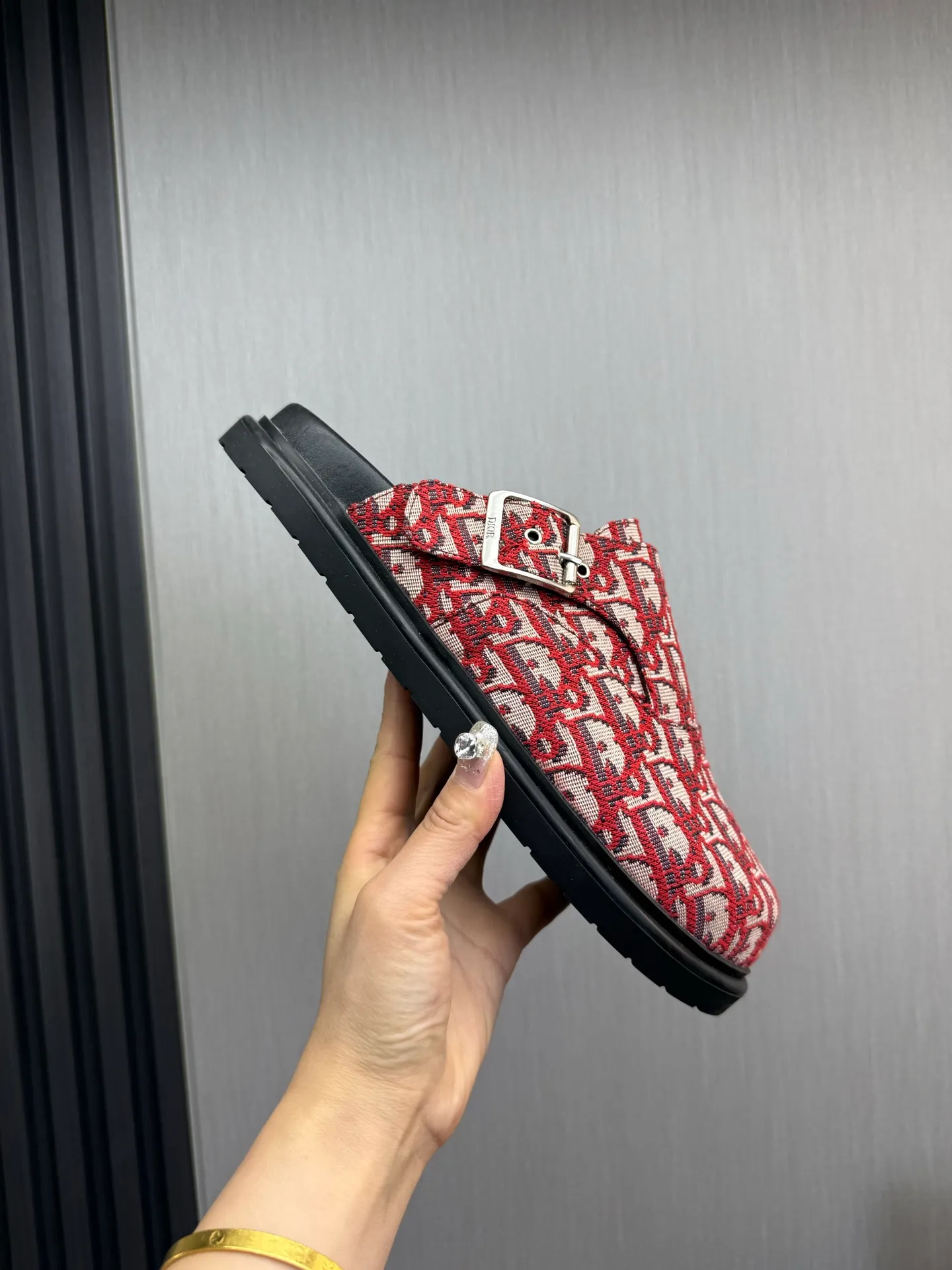 Men's men's shoes 420💰 Dior. Men's slippers🩴Official website 1:1 production 38-45 yards 45 46 🉑️Customized original material shipped✅